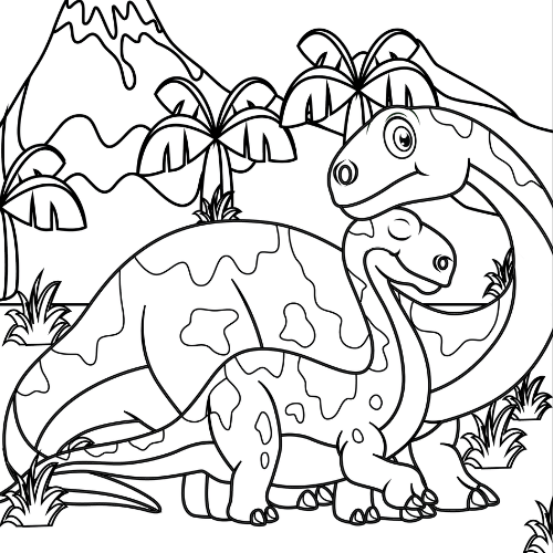 15+ Brachiosaurus Coloring Page Gif