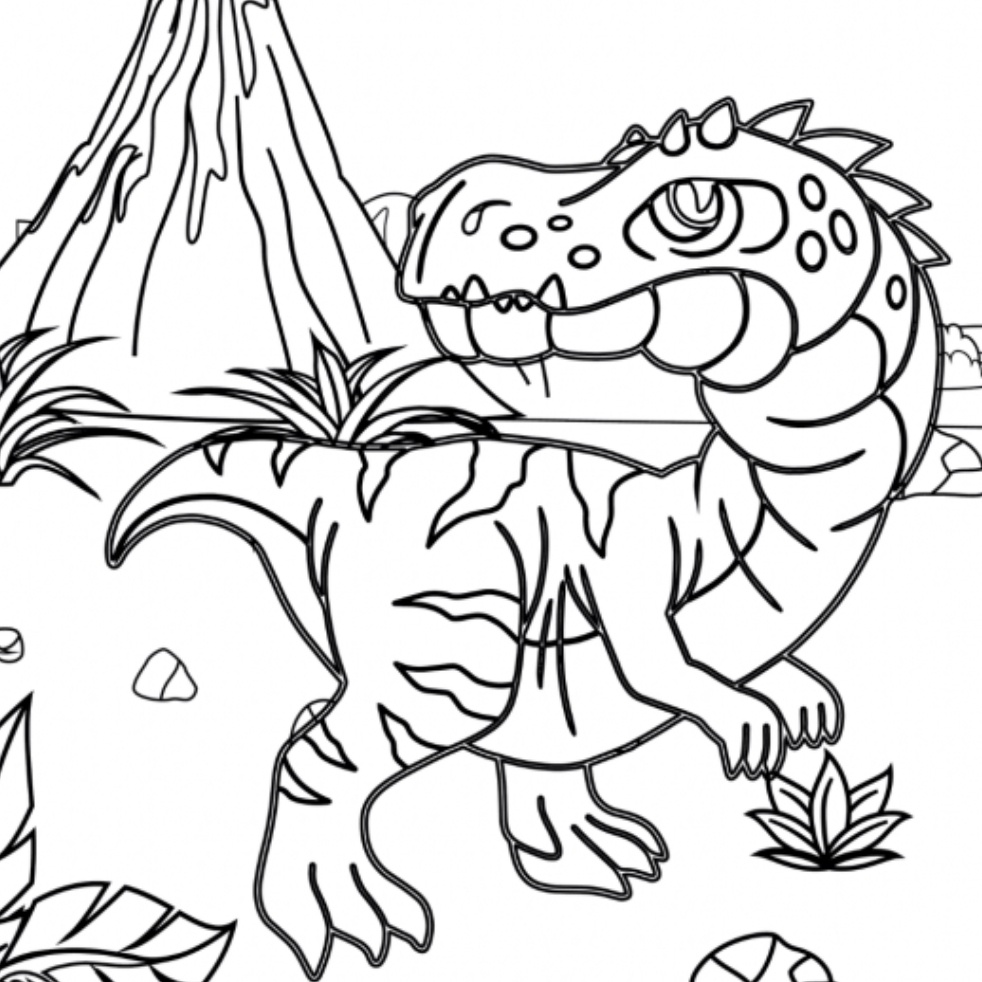 Giganotosaurus coloring pages   Dinosaur Coloring Pages