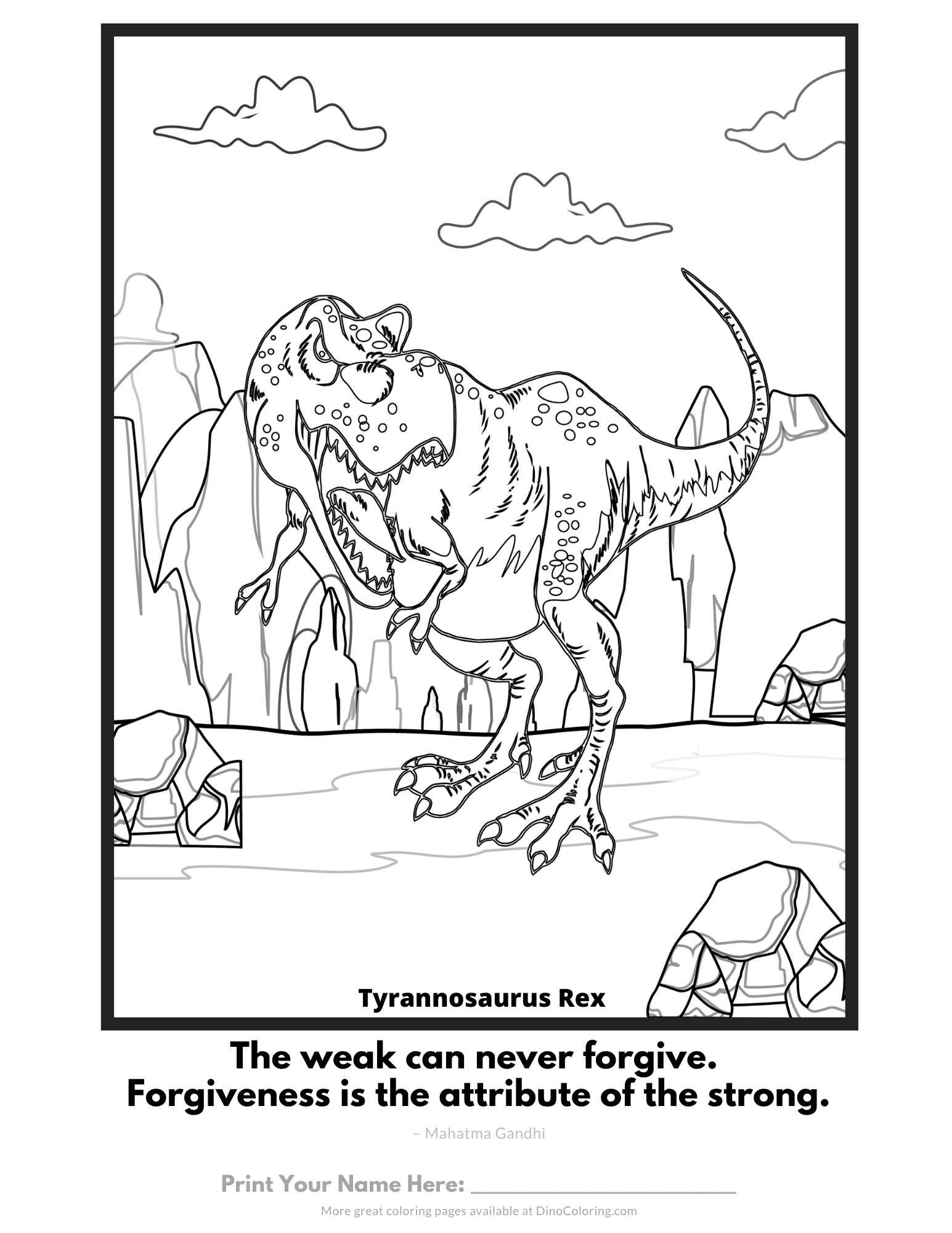 How to Draw and Color: Tyrannosaurus Rex