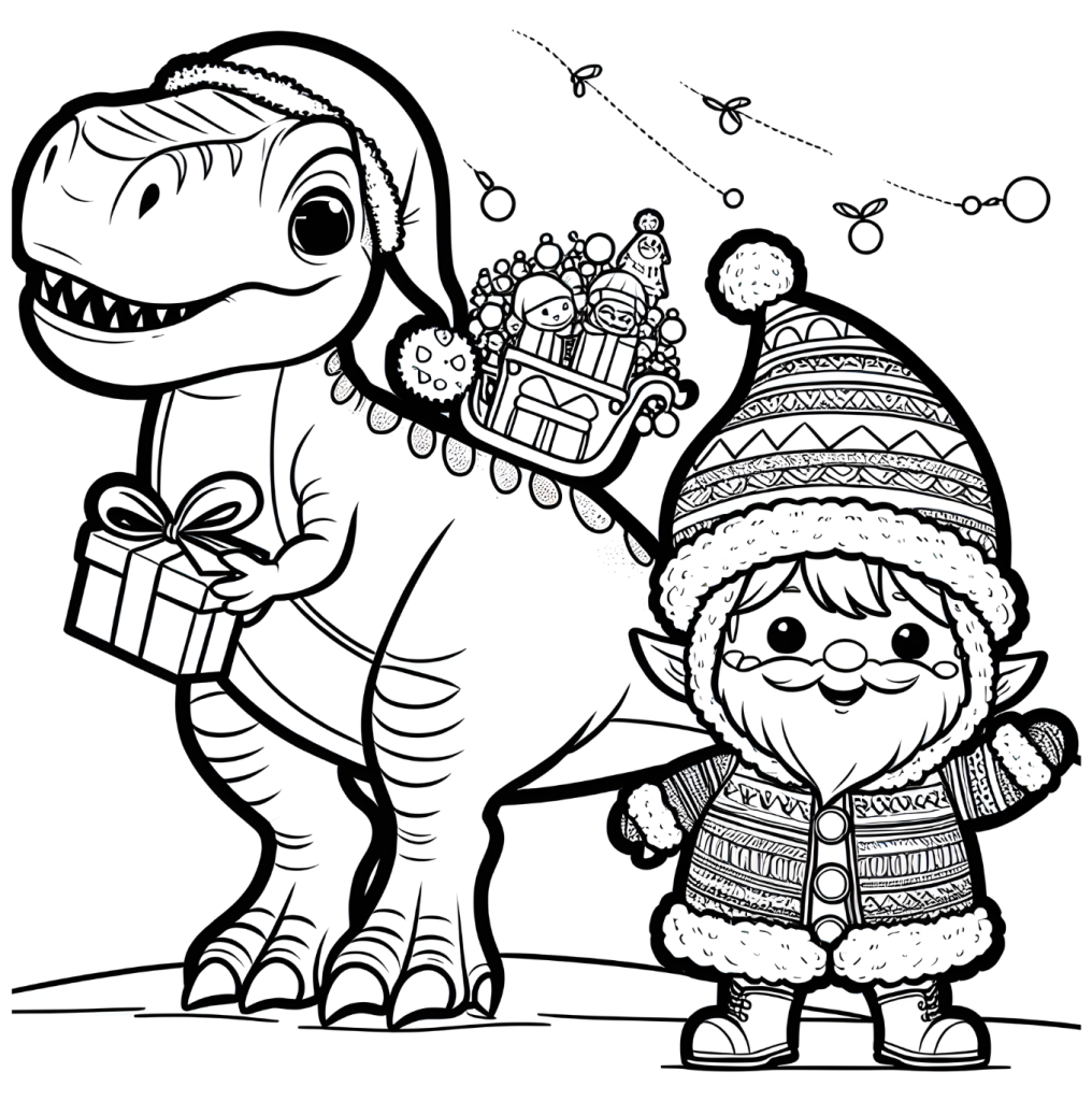 baby trex and baby santa