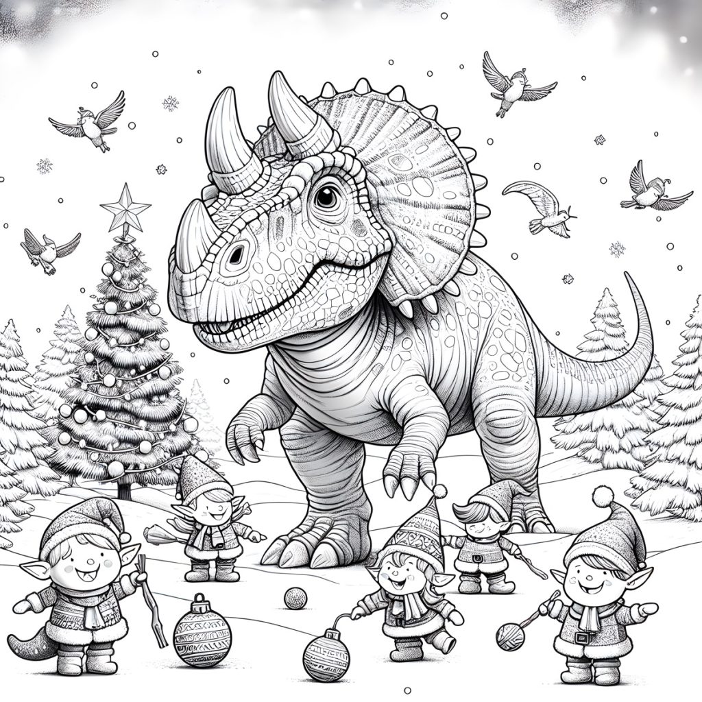 giganotasaurus with elves