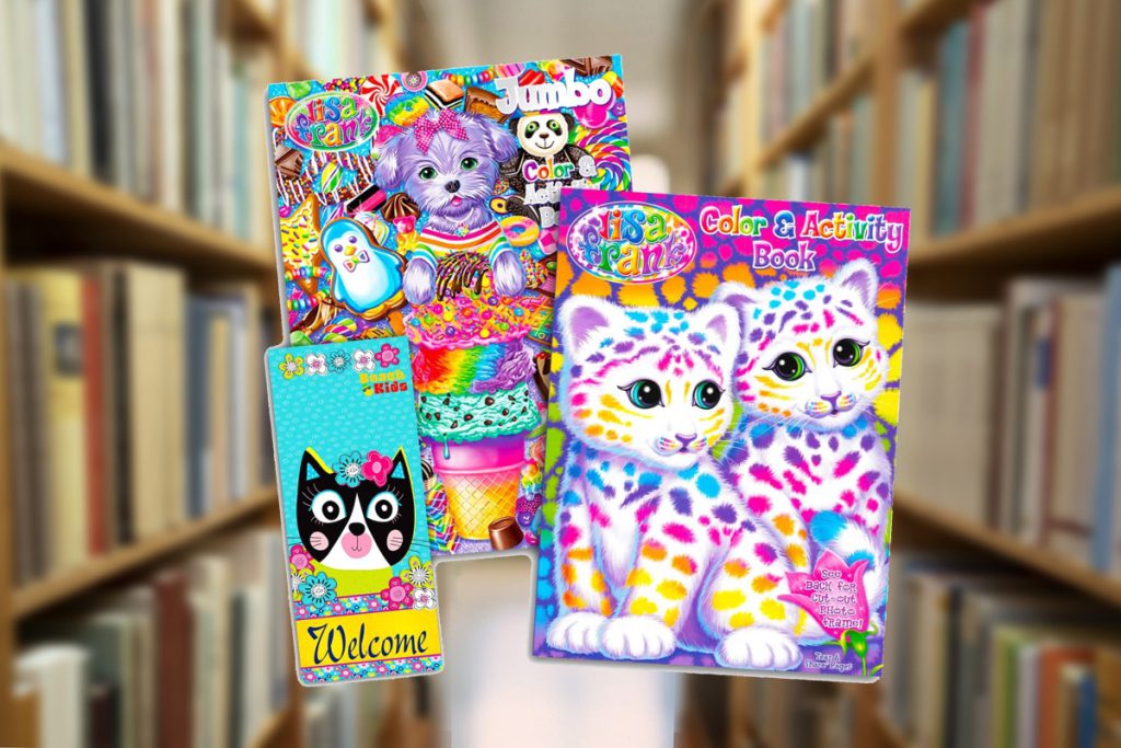 lisa frank coloring books